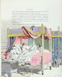 Armand-Jean du Plessis, Cardinal Richelieu and Louis XIII, Illustration from a Life of Richelieu by Theodore Camu